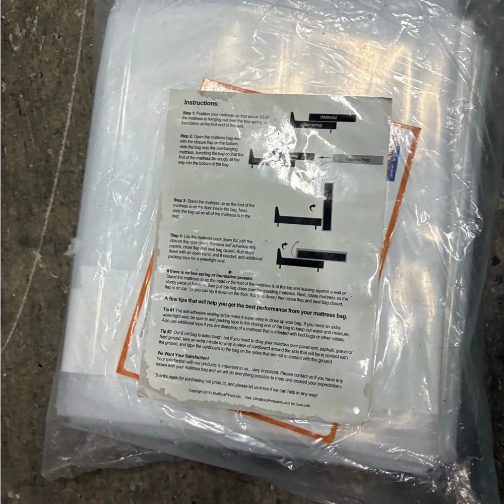 Twin Mattress Bag Brand New